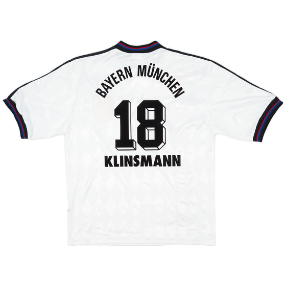 1996-98 Bayern Munich Away Shirt Klinsmann #18 - 8/10 - (M)
