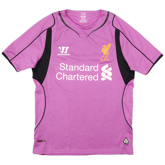 2014-15 Liverpool GK S/S Shirt - 9/10 - (M.Boys)