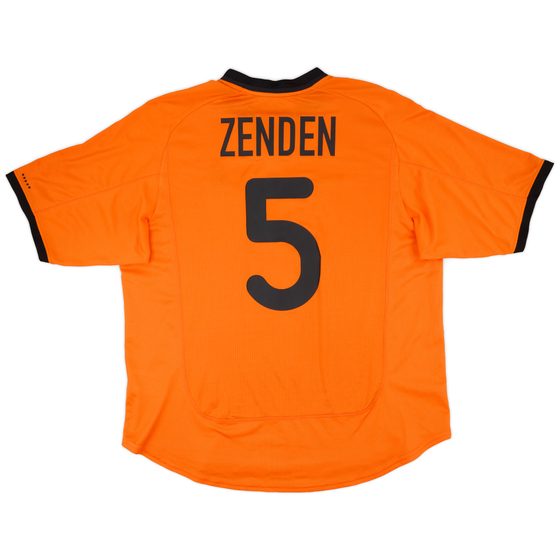 2000-02 Netherlands Home Shirt Zenden #5 - 9/10 - (XL)