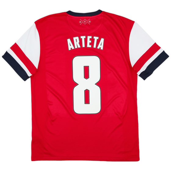2012-14 Arsenal Home Shirt Arteta #8 - 9/10 - (M)