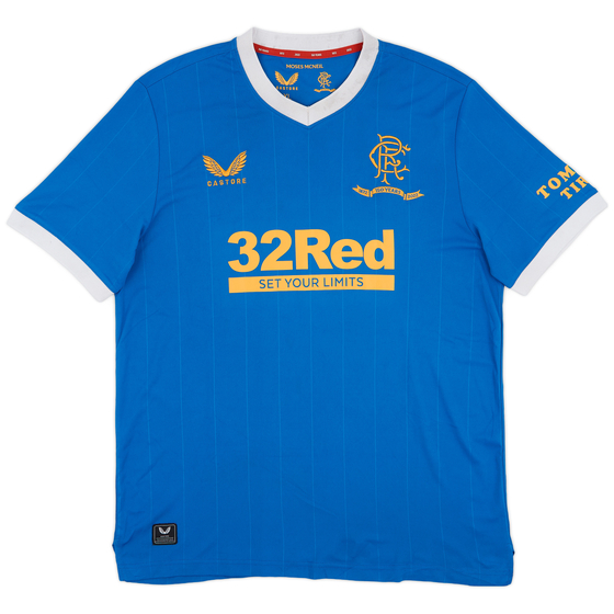 2021-22 Rangers Home Shirt - 9/10 - (XL)