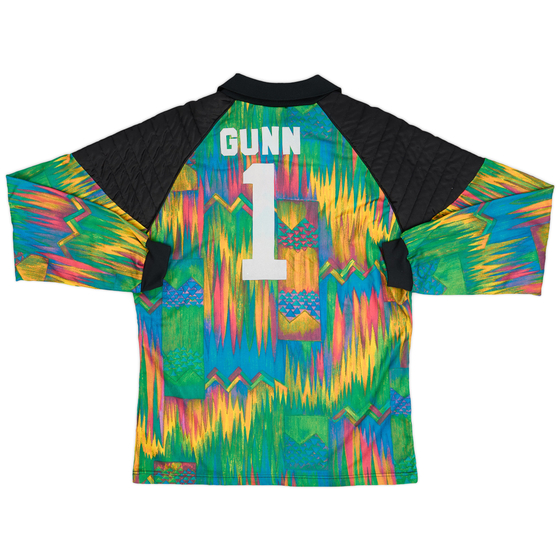 1994-96 Norwich GK Shirt Gunn #1 - 8/10 - (L)