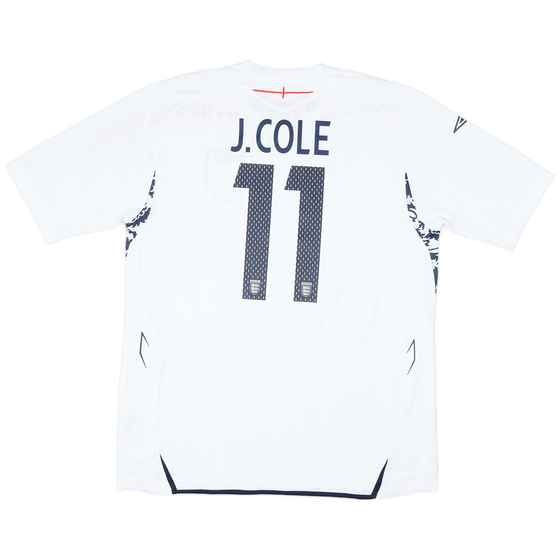 2007-09 England Home Shirt J.Cole #11 - 9/10 - (XL)