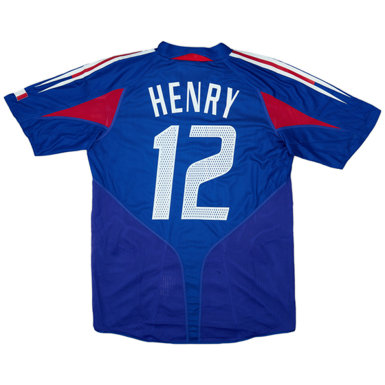 2004-06 France Player Issue Home Shirt Henry #12 - 9/10 - (M)