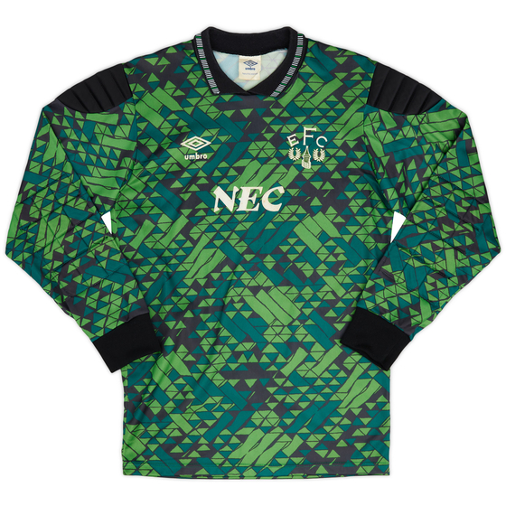1990-92 Everton GK Shirt #1 - 8/10 - (S)