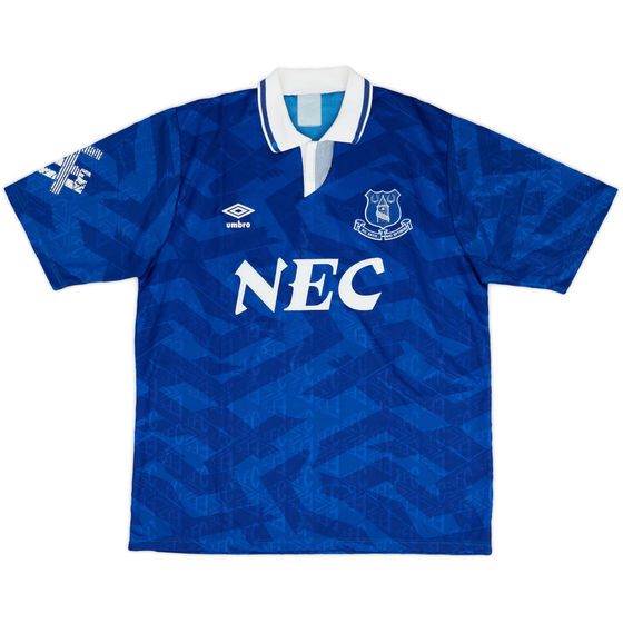 1991-93 Everton Home Shirt - 7/10 - (L)