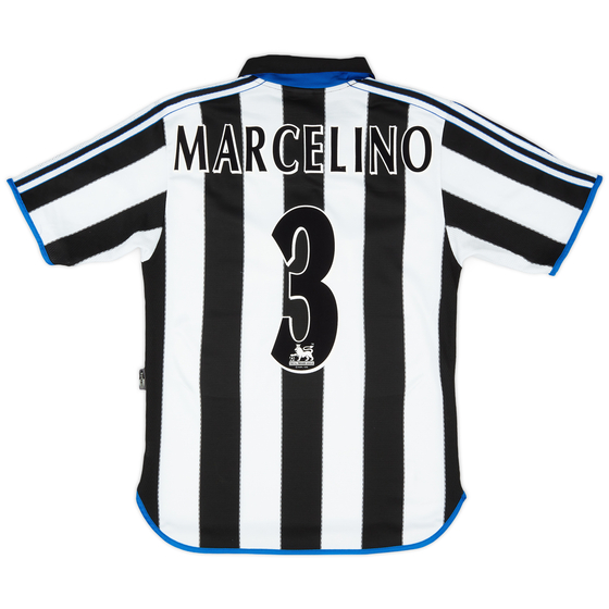 2000-01 Newcastle Home Shirt Marcelino #3 - 8/10 - (S)