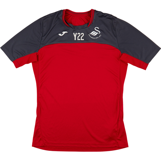 2018-20 Swansea Player Issue Joma Training Shirt #Y22 - 8/10 - (L)