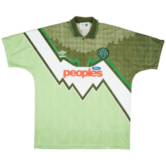 1991-92 Celtic Away Shirt - 8/10 - (XXL)