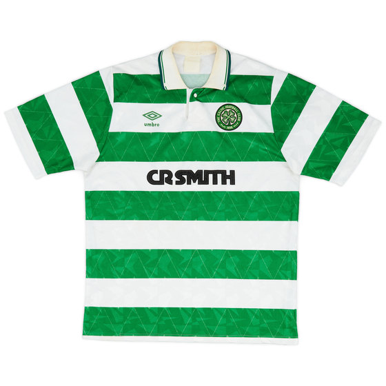 1989-91 Celtic Home Shirt - 8/10 - (M)