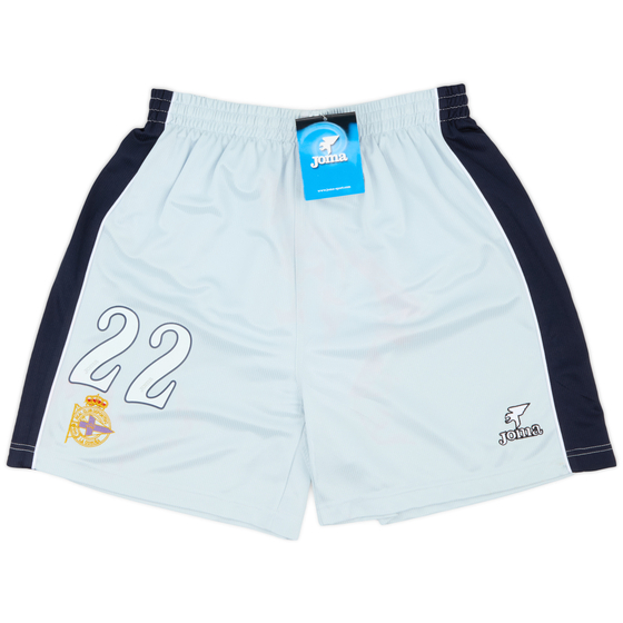 2001-02 Deportivo Third Shorts #22 (Helder) (XL)