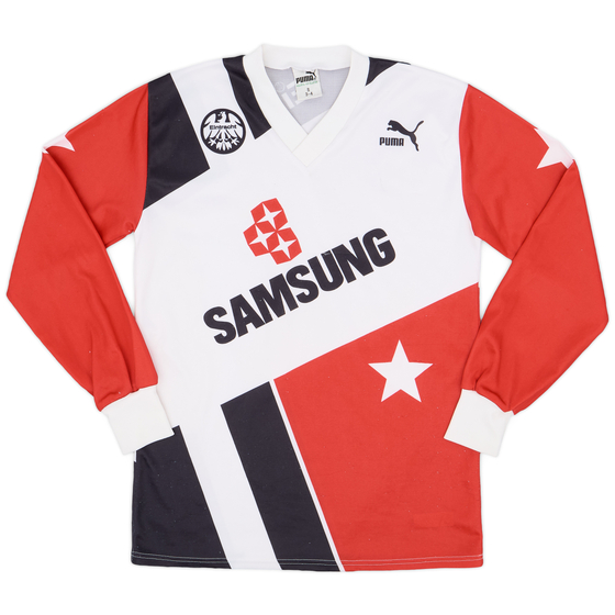 1991-92 Eintracht Frankfurt Away L/S Shirt - 8/10 - (S)