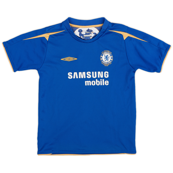 2005-06 Chelsea Centenary Home Shirt - 9/10 - (S.Boys)