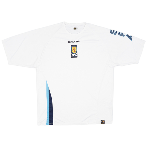 2004-05 Scotland Diadora Training Shirt - 8/10 - (XL)