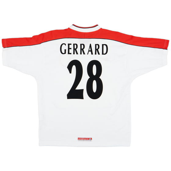 1998-99 Liverpool Away Shirt Gerrard #28