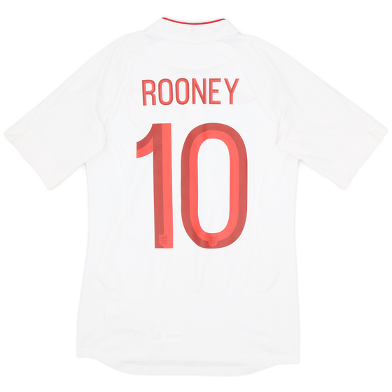 2012-13 England Home Shirt Rooney #10 - 7/10 - (XS)