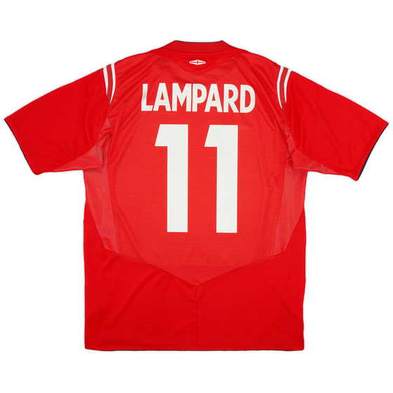 2004-06 England Away Shirt Lampard #11 - 7/10 - (L)
