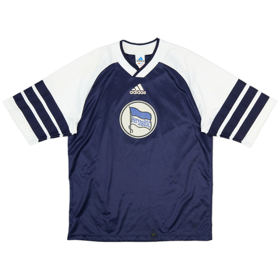1998-99 Hertha Berlin adidas Training Shirt - 5/10 - (S)