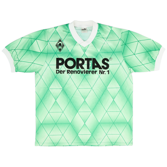 1989-90 Werder Bremen Away Shirt - 6/10 - (XL)