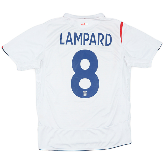 2005-07 England Home Shirt Lampard #8 - 5/10 - (M)