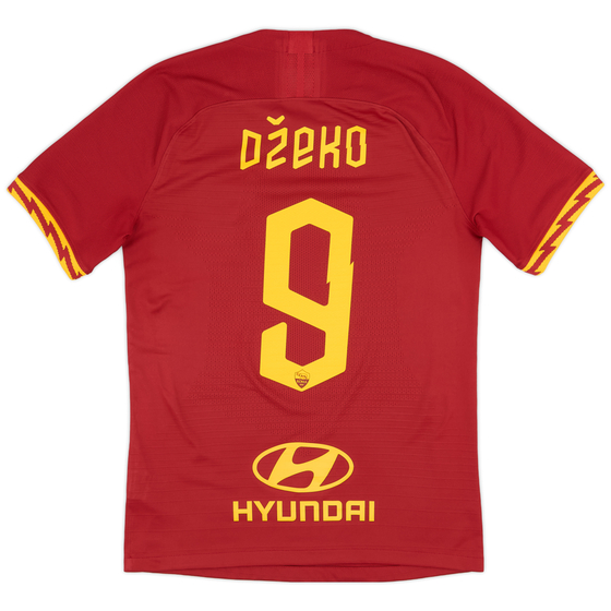 2019-20 Roma Authentic Home Shirt Dzeko #9 - 10/10 - (S)