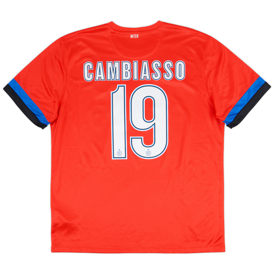 2012-13 Inter Milan Away Shirt Cambiasso #19 - 9/10 - (XL)