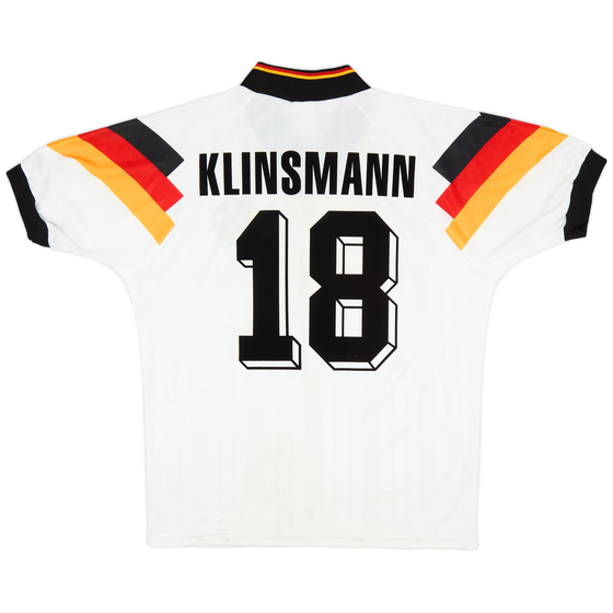 1992-94 Germany Home Shirt Klinsmann #18 - 7/10 - (M)