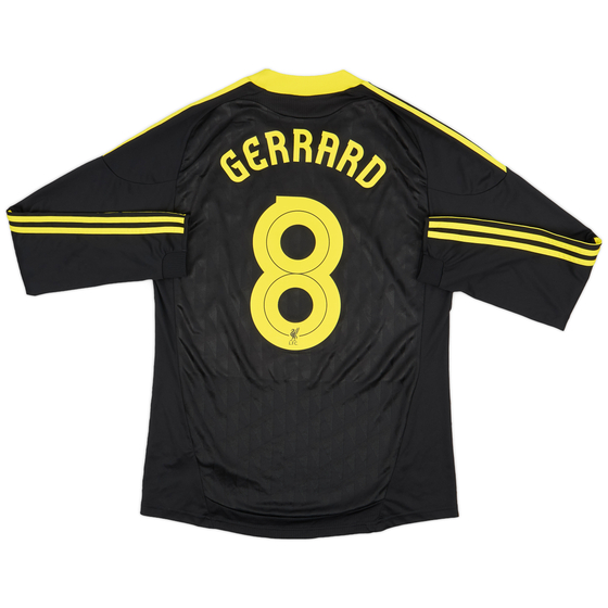 2010-11 Liverpool Third L/S Shirt Gerrard #8 - 8/10 - (M)