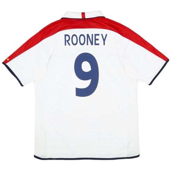 2003-05 England Home Shirt Rooney #9 - 5/10 - (XL)