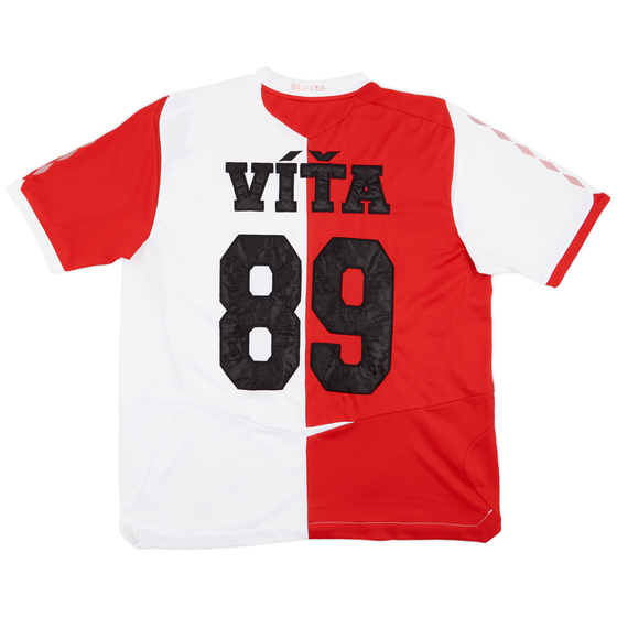 2007-08 Slavia Prague Home Shirt Vita #89 - 9/10 - (XL)
