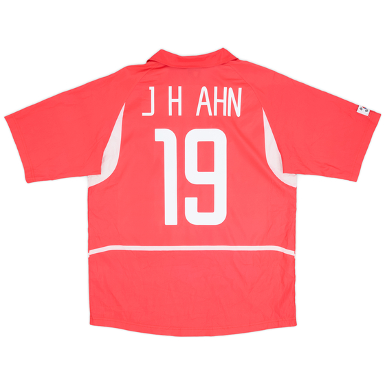 2002-03 South Korea Home Shirt J.H.Ahn #19 - 9/10 - (M)