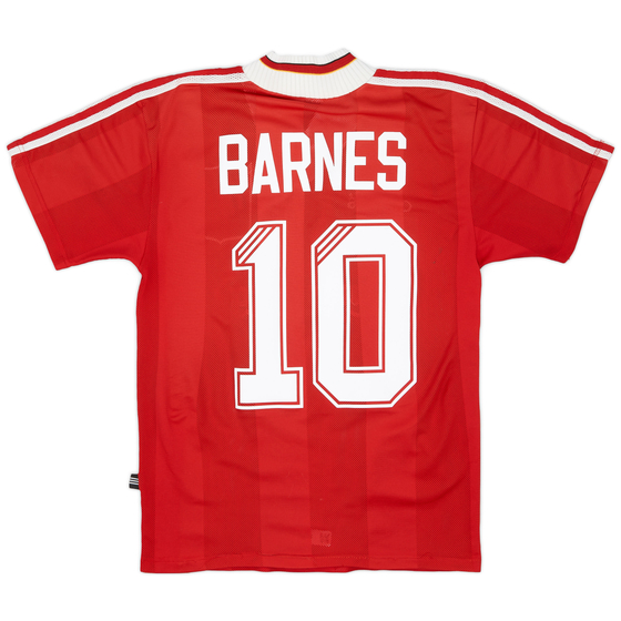 1995-96 Liverpool Home Shirt Barnes #10 - 8/10 - (S)