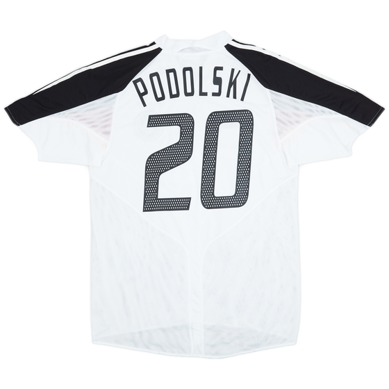 2004-05 Germany Home Shirt Podolski #20 - 6/10 - (M)