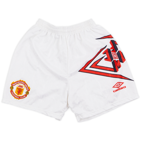 1992-94 Manchester United Home Shorts - 9/10 - (S)