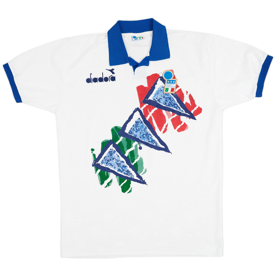 1994-95 Italy Diadora Training Shirt - 8/10 - (L)