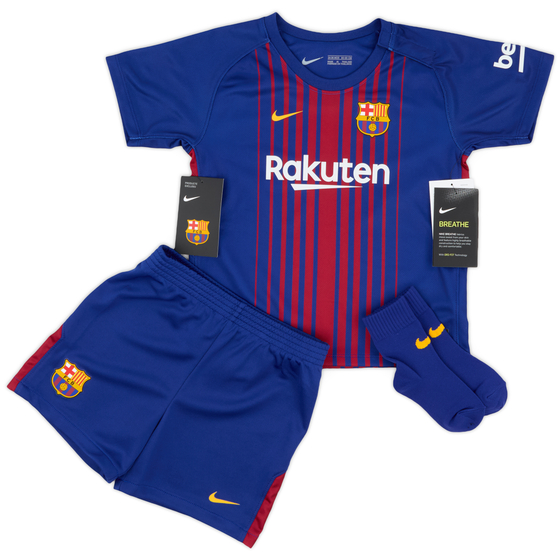 2017-18 Barcelona Home Full Kit (BABY)