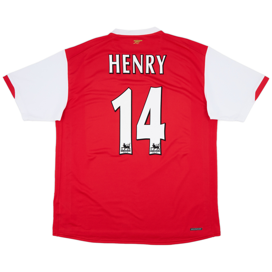 2006-08 Arsenal Home Shirt Henry #14 - 6/10 - (XL)