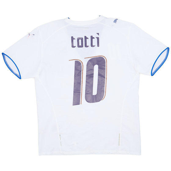 2006 Italy Away Shirt Totti #10 - 4/10 - (L)