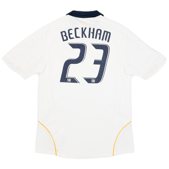2008-09 LA Galaxy Home Shirt Beckham #23 - 7/10 - (L)