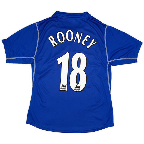 2002-03 Everton Home Shirt Rooney #18 - 7/10 - (XL)