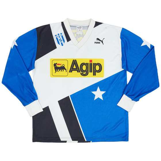 1991-92 Lausanne-Sport Home L/S Shirt #2 - 7/10 - (XL)