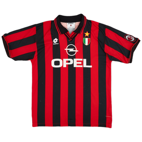 1996-97 AC Milan Home Shirt - 7/10 - (L)