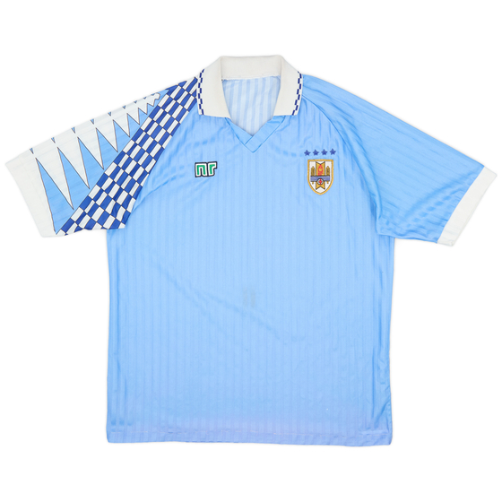 1992-95 Uruguay Home Shirt - 7/10 - (L/XL)