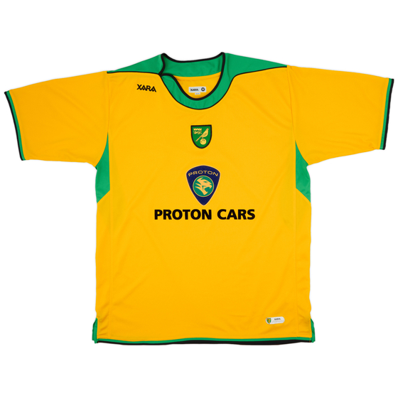 2005-06 Norwich Home Shirt - 9/10 - (XL)