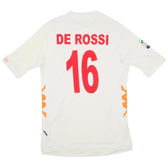 2011-12 Roma Away Shirt De Rossi #16 - 6/10 - (L)