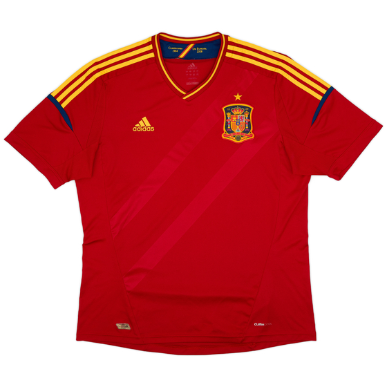 2011-12 Spain Home Shirt - 9/10 - (XL)