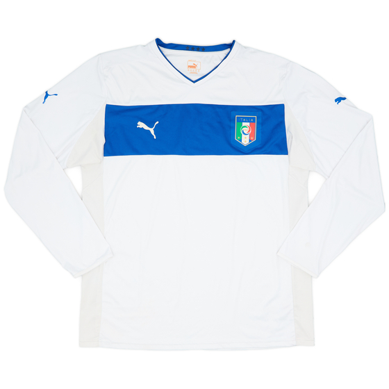 2012-13 Italy Away L/S Shirt - 7/10 - (XXL)