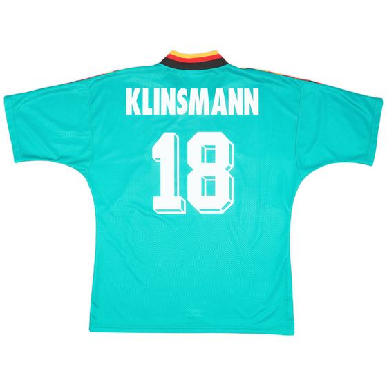 1994-96 Germany Away Shirt Klinsmann #18 - 8/10 - (L)