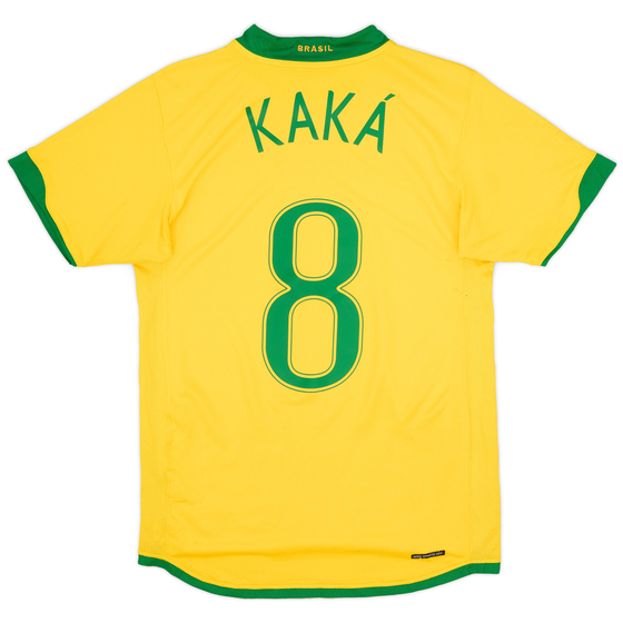 2006-08 Brazil Home Shirt Kaka #8 - 6/10 - (S)