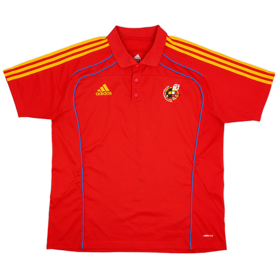 2009-10 Spain adidas Polo Shirt - 9/10 - (XL)